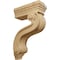 Ekena Millwork 3 7/8"W x 8"D x 13"H Los Angeles Hollow Back Corbel, Cherry COR03X08X13HACH - alternate 1
